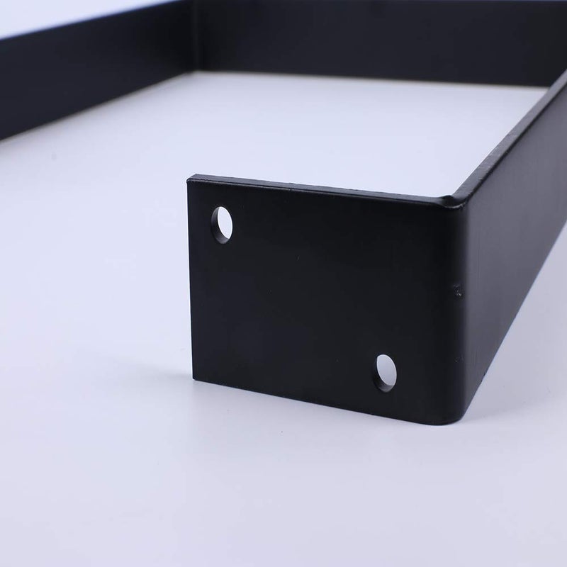 Osring 16 Inch Coffee Table Legs U-Shaped, 2pcs Solid Steel Table Legs for Furniture, TV Stand and Bench, Black - Image 4
